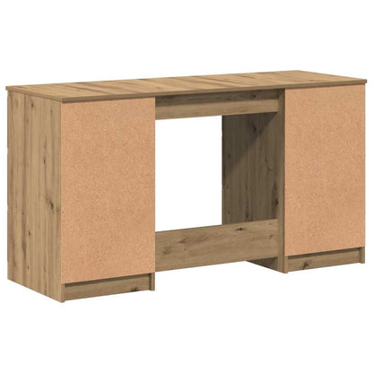 vidaXL Schreibtisch Artisan-Eiche 140x50x77 cm Holzwerkstoff