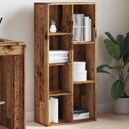 vidaXL Bücherregal Altholz-Optik 50x25x104 cm