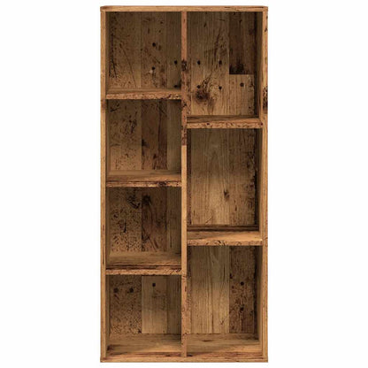 vidaXL Bücherregal Altholz-Optik 50x25x104 cm