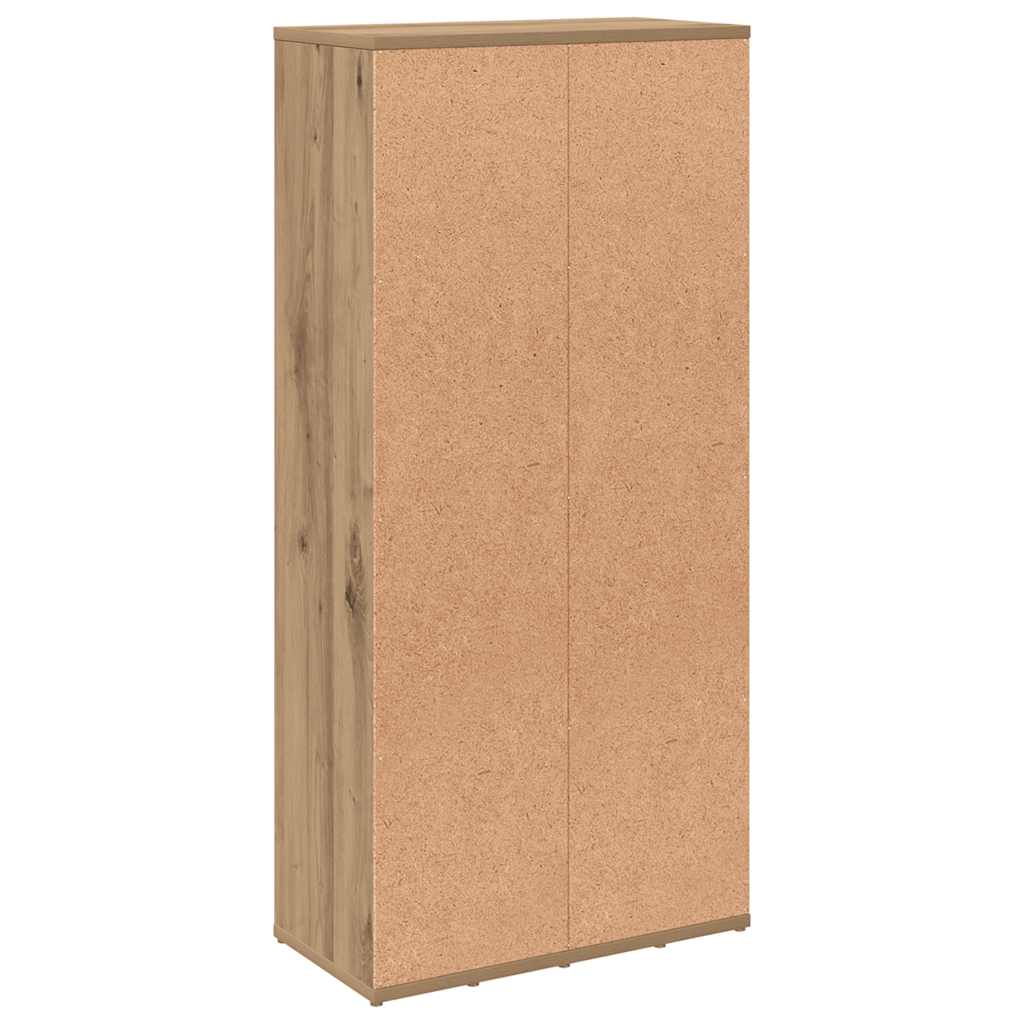 vidaXL Bibliothèque Chêne artisan 50x25x104 cm