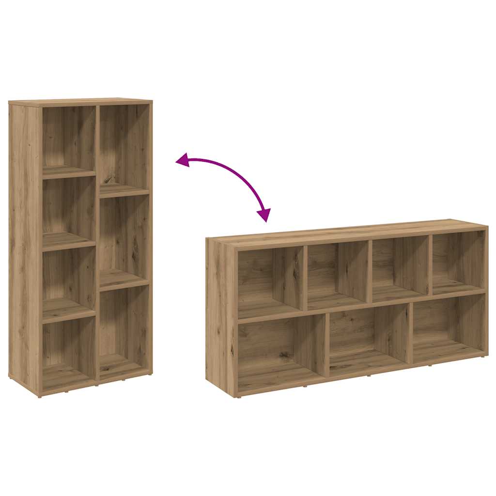 vidaXL Bibliothèque Chêne artisan 50x25x104 cm