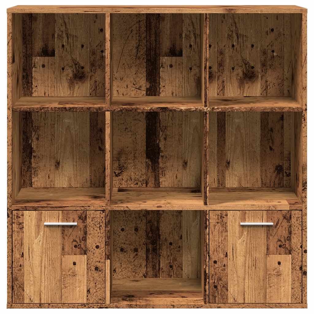 vidaXL Bücherschrank Altholz-Optik 98x29x97,5 cm Holzwerkstoff