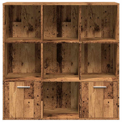 vidaXL Bücherschrank Altholz-Optik 98x29x97,5 cm Holzwerkstoff