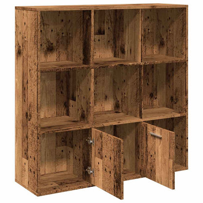 vidaXL Bücherschrank Altholz-Optik 98x29x97,5 cm Holzwerkstoff