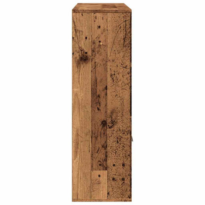 vidaXL Bücherschrank Altholz-Optik 98x29x97,5 cm Holzwerkstoff