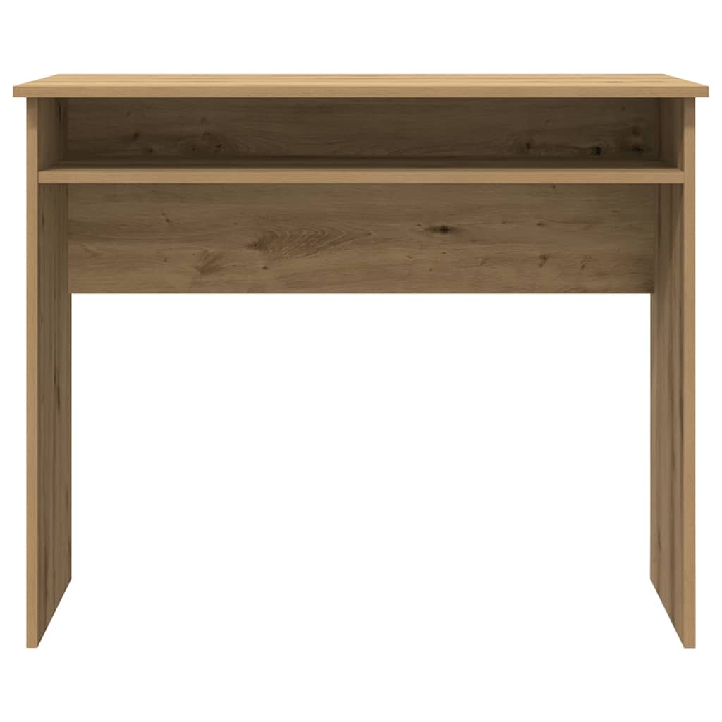 vidaXL Bureau en bois d'ingénierie chêne artisan 90x50x74 cm