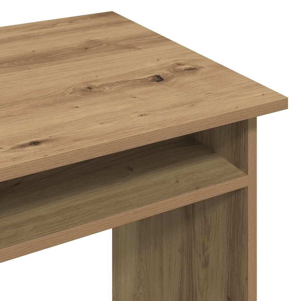 vidaXL Bureau en bois d'ingénierie chêne artisan 90x50x74 cm
