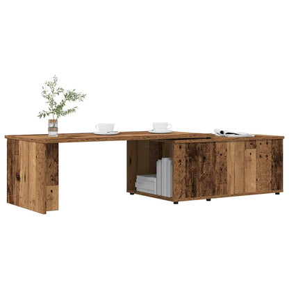 vidaXL Couchtisch Altholz-Optik 150x50x35 cm Holzwerkstoff