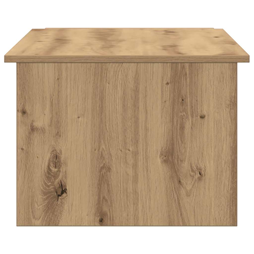 vidaXL Table basse chêne artisan 150x50x35 cm bois d'ingénierie