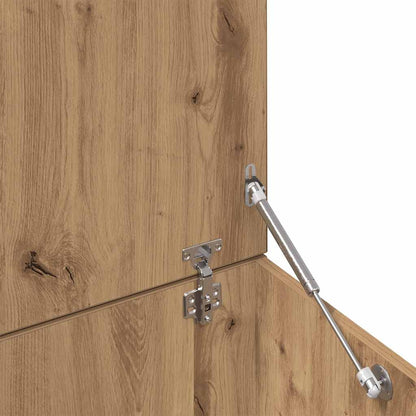 vidaXL Table basse chêne artisan 150x50x35 cm bois d'ingénierie
