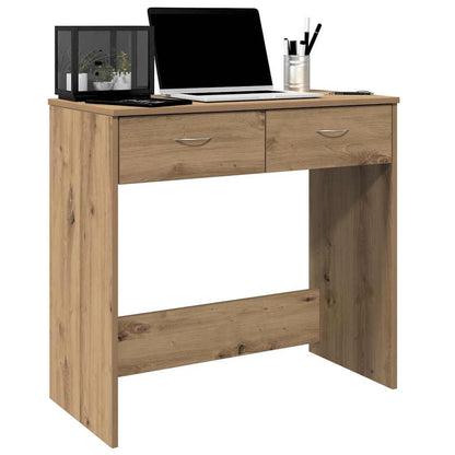 vidaXL Schreibtisch Artisan-Eiche 80x40x75 cm Holzwerkstoff