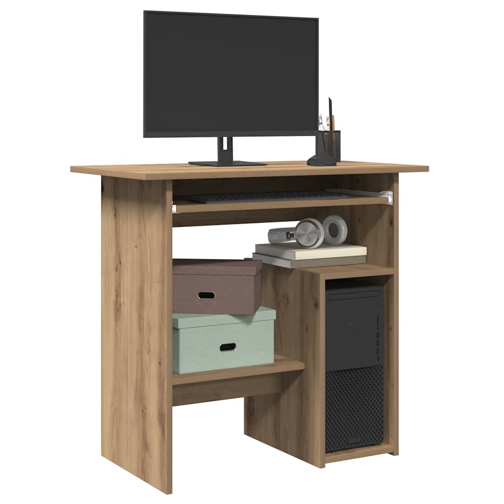 Schreibtisch Artisan-Eiche 80x45x74 cm Holzwerkstoff
