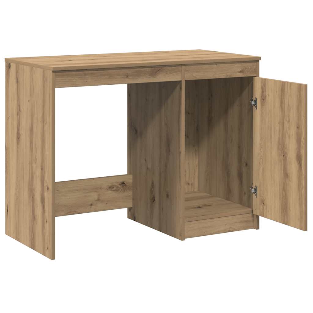 vidaXL Bureau chêne artisan 100x50x76 cm bois d'ingénierie