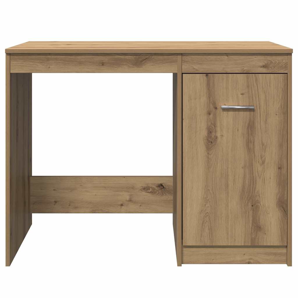 vidaXL Bureau chêne artisan 100x50x76 cm bois d'ingénierie