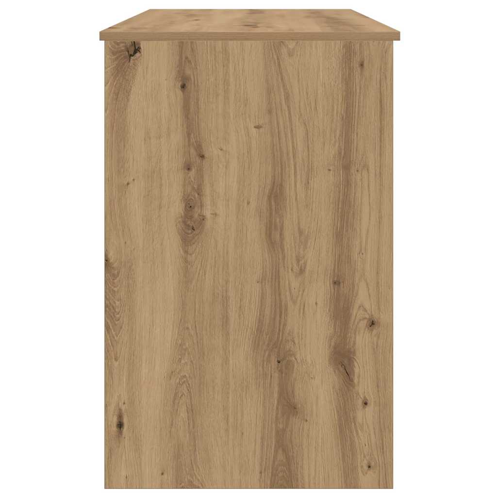 vidaXL Bureau chêne artisan 100x50x76 cm bois d'ingénierie