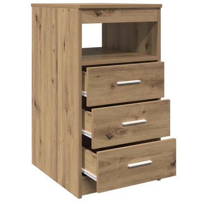 vidaXL Commode Chêne Artisan 40x50x76 cm Bois d'ingénierie