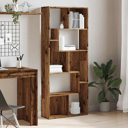 vidaXL Bibliothèque aspect bois de récupération 67x24x161 cm en bois d'ingénierie