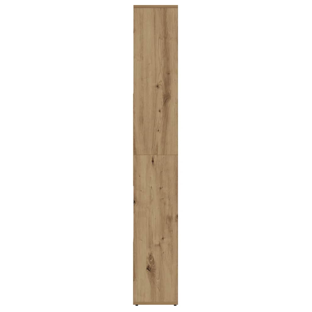 vidaXL Bibliothèque chêne Artisan 67 x 24 x 161 cm en bois d'ingénierie