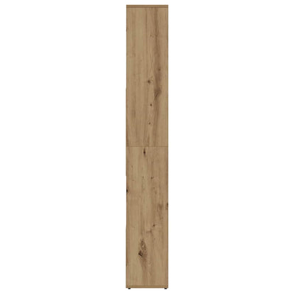 vidaXL Bibliothèque chêne Artisan 67 x 24 x 161 cm en bois d'ingénierie