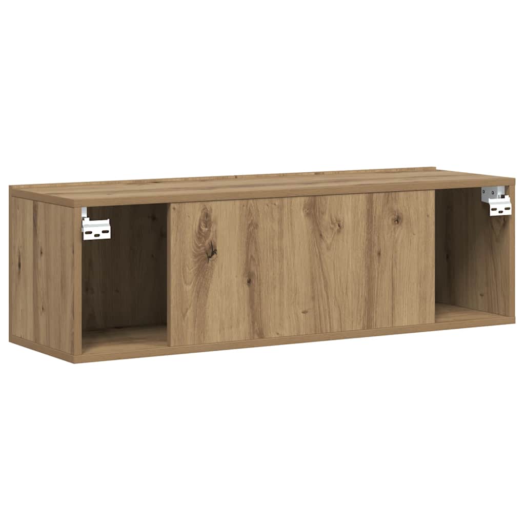 TV-Wandschrank Artisan-Eiche 80x30x30 cm Holzwerkstoff