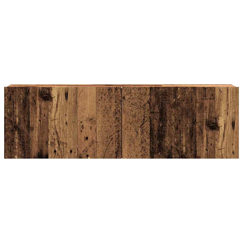 vidaXL TV-Wandschrank Altholz-Optik 100x30x30 cm Holzwerkstoff