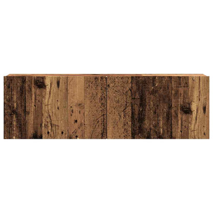vidaXL TV-Wandschrank Altholz-Optik 100x30x30 cm Holzwerkstoff