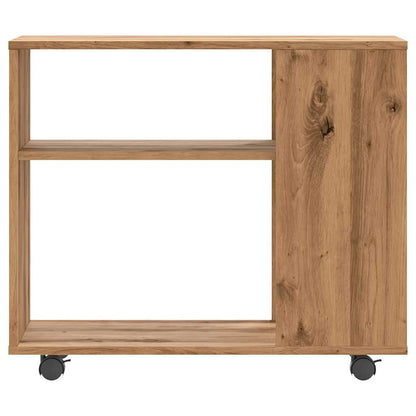 vidaXL Table d'appoint chêne artisanat 70x35x55 cm en bois d'ingénierie
