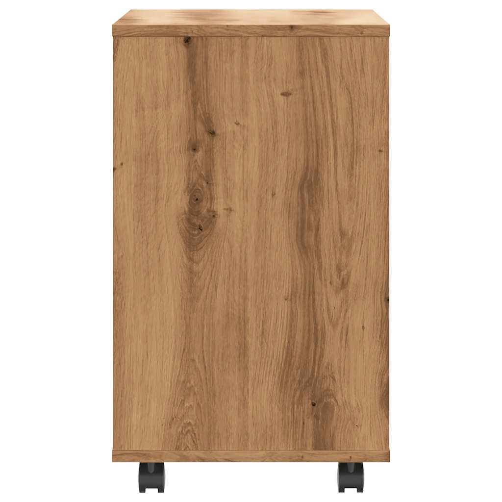 vidaXL Table d'appoint chêne artisanat 70x35x55 cm en bois d'ingénierie