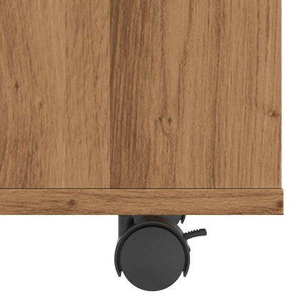 vidaXL Table d'appoint chêne artisanat 70x35x55 cm en bois d'ingénierie
