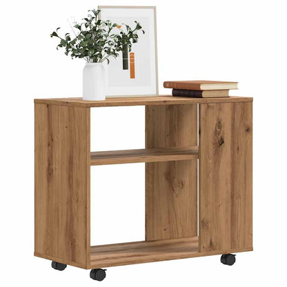 vidaXL Table d'appoint chêne artisanat 70x35x55 cm en bois d'ingénierie