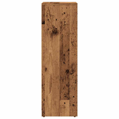 vidaXL Badschrank Altholz-Optik 30x30x95 cm Holzwerkstoff