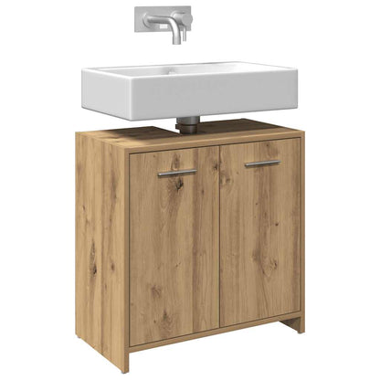 Meuble sous-vasque vidaXL Chêne artisan 60x33x60 cm