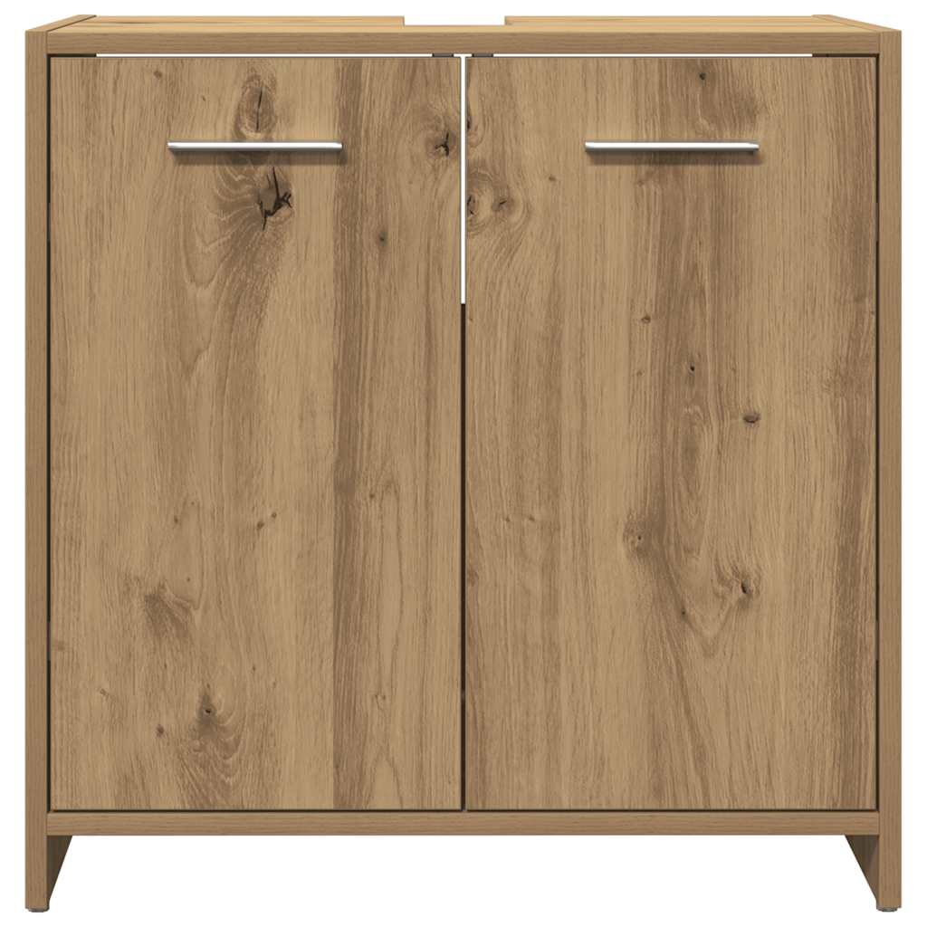 Waschbeckenunterschrank Artisan-Eiche 60x33x60 cm