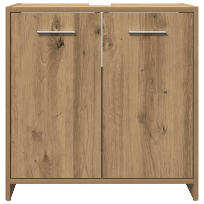 Waschbeckenunterschrank Artisan-Eiche 60x33x60 cm