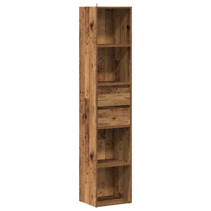 vidaXL Bücherregal Altholz-Optik 36x30x171 cm Holzwerkstoff
