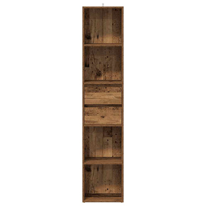 vidaXL Bücherregal Altholz-Optik 36x30x171 cm Holzwerkstoff