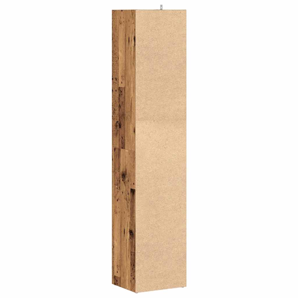 vidaXL Bücherregal Altholz-Optik 36x30x171 cm Holzwerkstoff