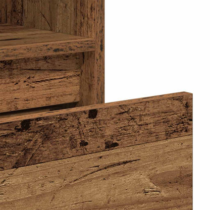 vidaXL Bücherregal Altholz-Optik 36x30x171 cm Holzwerkstoff
