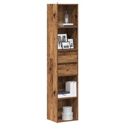 vidaXL Bücherregal Altholz-Optik 36x30x171 cm Holzwerkstoff