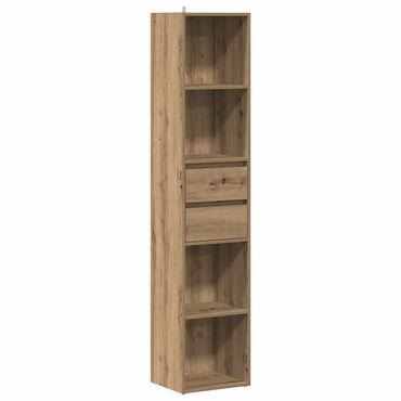 vidaXL Bibliothèque chêne artisan 36x30x171 cm en bois d'ingénierie