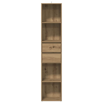 vidaXL Bibliothèque chêne artisan 36x30x171 cm en bois d'ingénierie