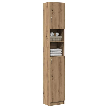 Badezimmerschrank Artisan Oak 32x25,5x190 cm Holzwerkstoff