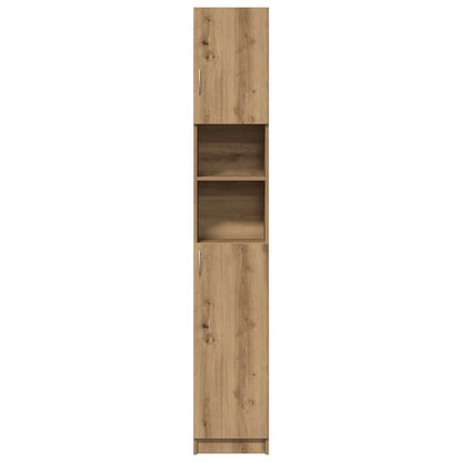 vidaXL Badezimmerschrank Artisan Oak 32x25,5x190 cm Holzwerkstoff