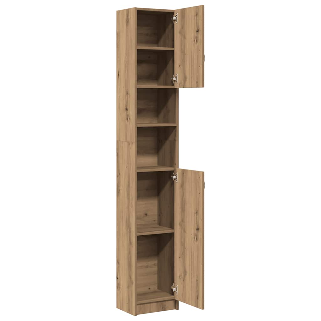 Badezimmerschrank Artisan Oak 32x25,5x190 cm Holzwerkstoff