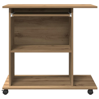 vidaXL Schreibtisch Artisan-Eiche 80x50x75 cm Holzwerkstoff