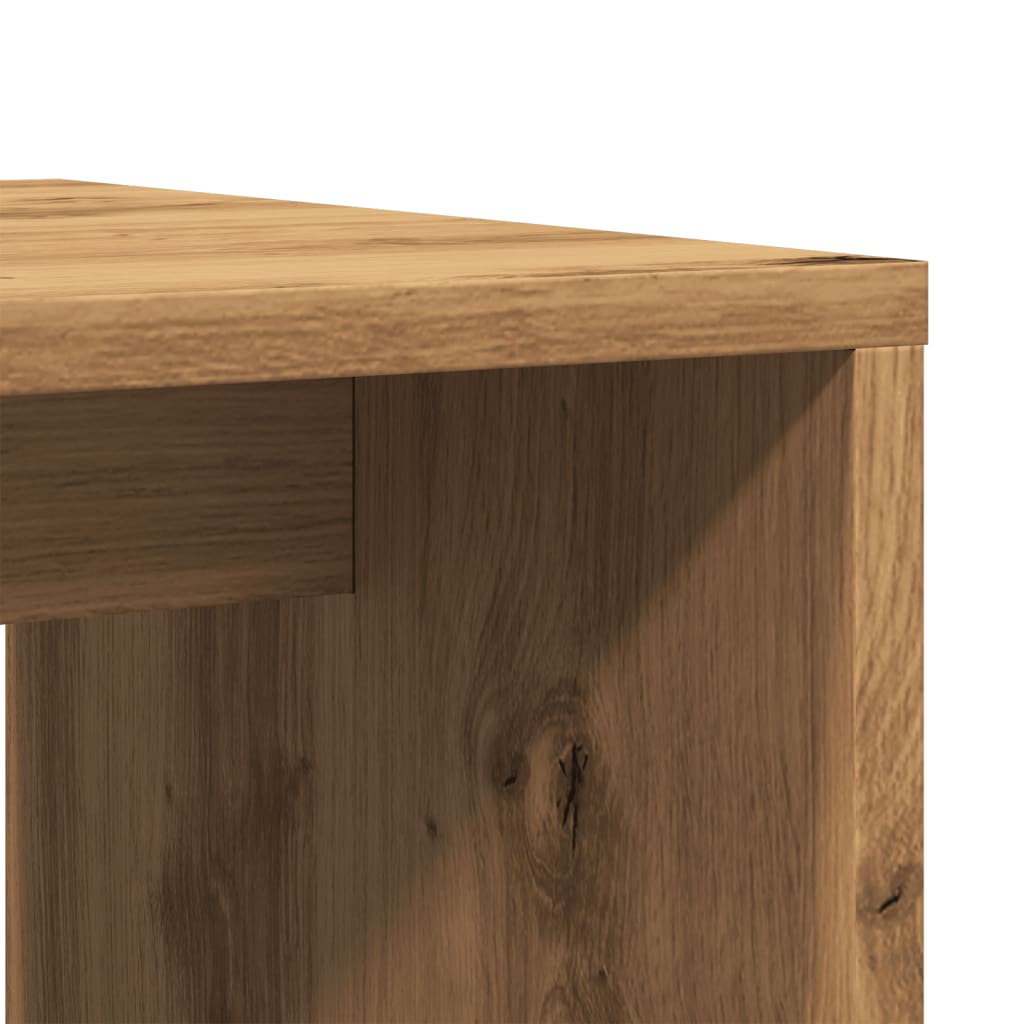 vidaXL Table basse chêne artisan 100x48x40 cm, bois d'ingénierie