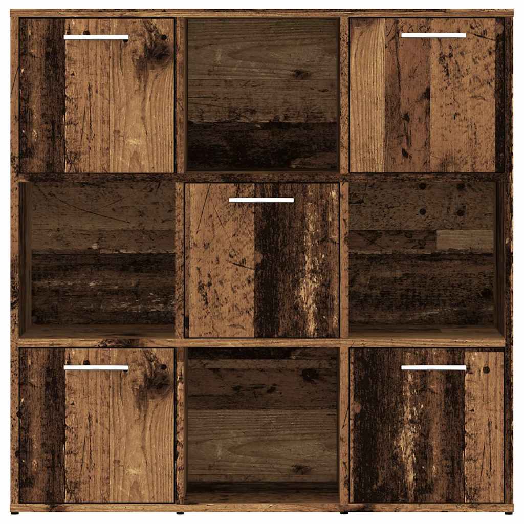 vidaXL Étagère à livres aspect bois de récupération 90x28x90 cm Bois d'ingénierie