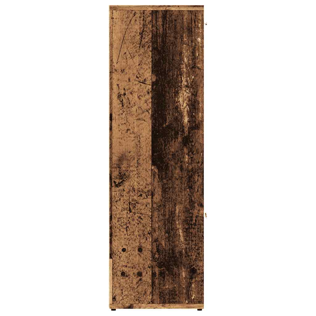 vidaXL Étagère à livres aspect bois de récupération 90x28x90 cm Bois d'ingénierie