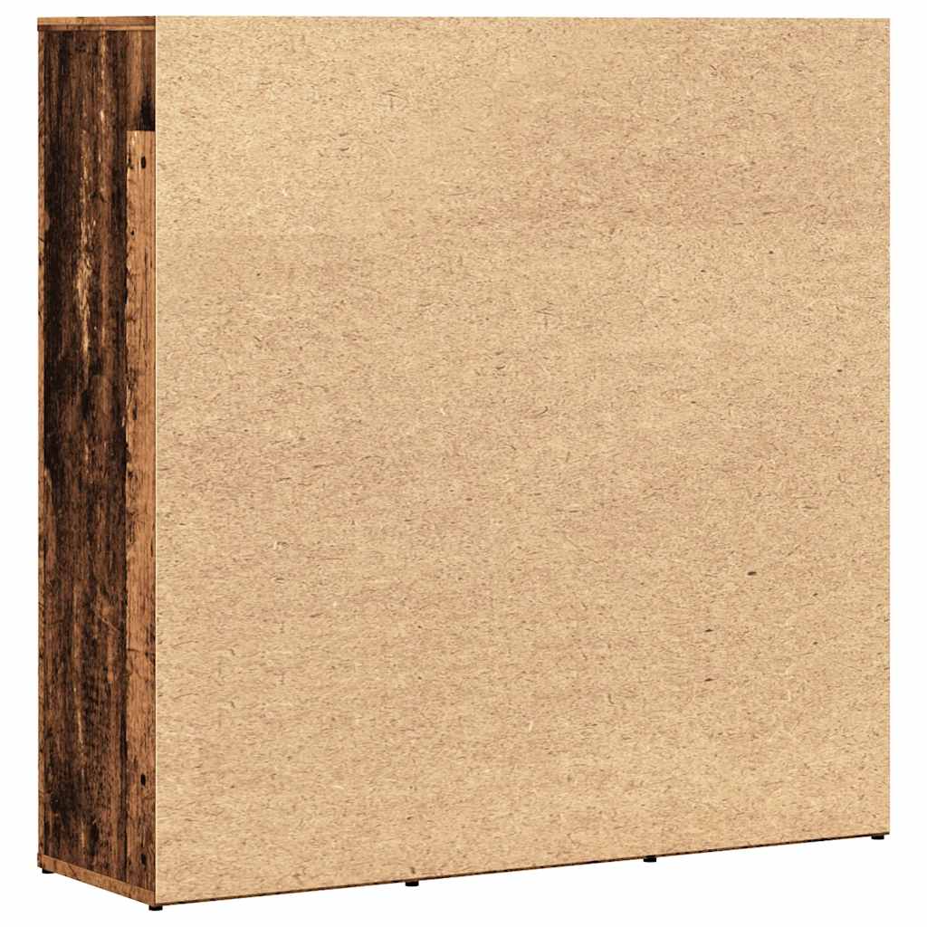 vidaXL Étagère à livres aspect bois de récupération 90x28x90 cm Bois d'ingénierie