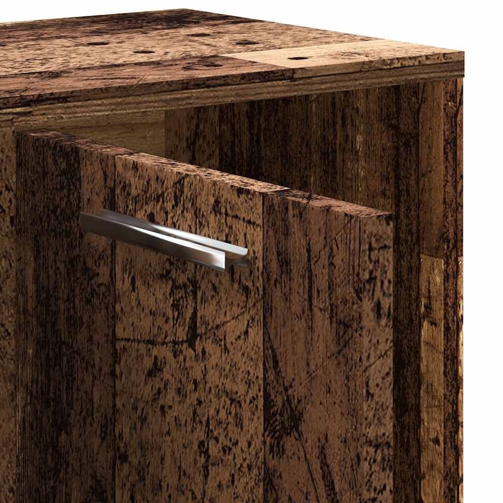 vidaXL Étagère à livres aspect bois de récupération 90x28x90 cm Bois d'ingénierie